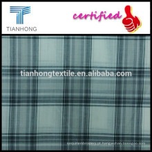 Algodão 100% algodão liso weaving/100% algodão fio tingido/verificar o tecido para camisa ou pijama